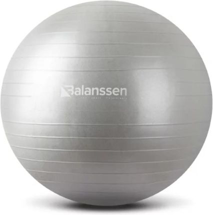 Bifarm Balanssen Abs Gym Ball 18 Srebrna Piłka Do Ćwiczeń 1 Szt