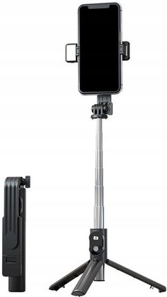 Toptel Uchwyt Selfie Z Odpinanym Pilotem Bluetooth Tripodem I Lampą Led P20S