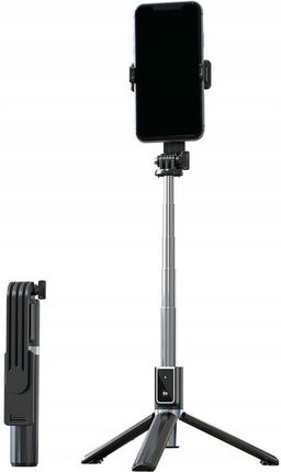 Toptel Uchwyt Selfie Mini Z Odpinanym Pilotem Bluetooth I Tripodem P40S Czarny