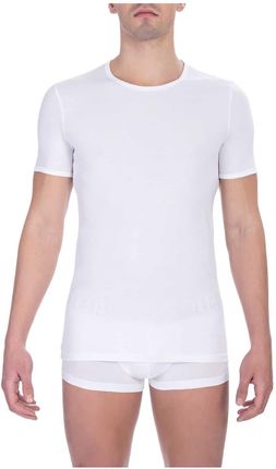 Koszulka T-shirt marki Bikkembergs model BKK1UTS01SI kolor Biały. Bielizna Męskie. Sezon: Cały rok