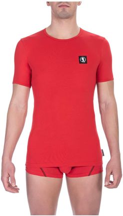Koszulka T-shirt marki Bikkembergs model BKK1UTS07SI kolor Czerwony. Bielizna Męskie. Sezon: Cały rok