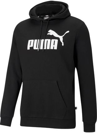 Bluza męska Puma Big Logo Hoodie FL czarna 586686 01