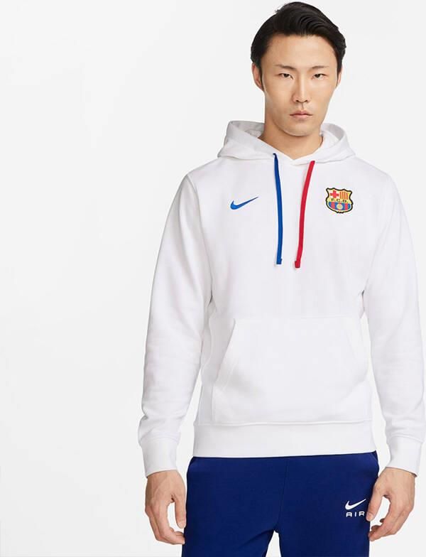 Bluza nike fc barcelona z kapturem best sale