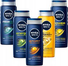 Zdjęcie Nivea Men Żel Pod Prysznic Męski Zestaw 5x500ml - Sępopol