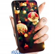 Hello Case Etui Szklane Do Iphone Xr Święta Mikołaj Renifer Glass Case Szkło