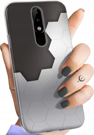 Hello Case Etui Do Nokia 5 1 Plus Szare Metallic Grey