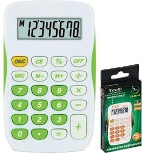Toor Kalkulator Kieszonkowy Tr-295 Biało-Zielony 120-1770