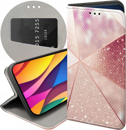 Hello Case Etui Z Klapką Do Samsung Galaxy M11 Różowe Złoto Róż Futerał Case