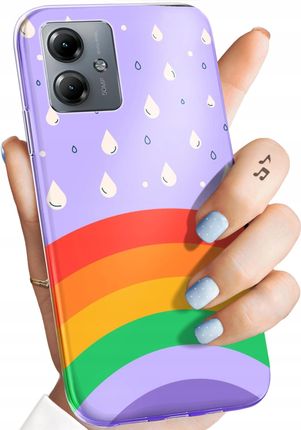 Hello Case Etui Do Motorola Moto G14 Tęcza Rainbow