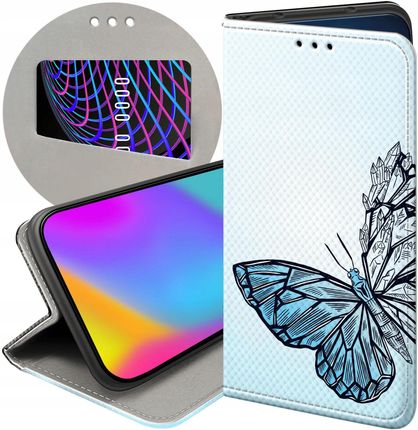 Hello Case Etui Z Klapką Do Samsung Galaxy M21 Motyle Butterfly Barwne Futerał