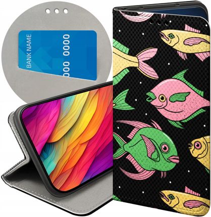 Hello Case Etui Z Klapką Do Samsung Galaxy A10 Ryby Rybki Fish Futerał Pokrowiec