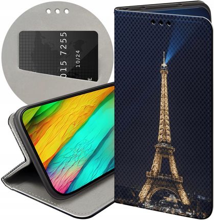 Hello Case Etui Z Klapką Do Samsung Galaxy M21 Paryż Francja Eiffel Futerał Case