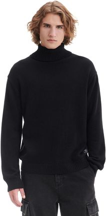 Cropp - Czarny sweter z golfem - Czarny