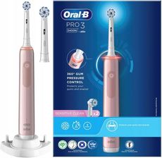 Zdjęcie Szczoteczka Elektryczna Oral-B Pro 3 3400N Sensitive Clean Różowa - Orneta