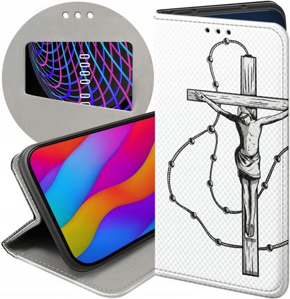 Hello Case Etui Z Klapką Do Samsung Galaxy A32 5G Jezus Krzyż Różaniec Bóg Case