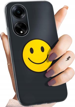 Hello Case Etui Do Oppo A98 5G Uśmiech Smile Emoji