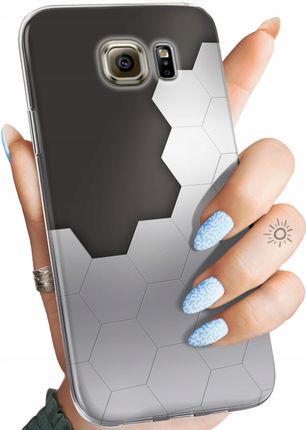 Hello Case Etui Do Samsung Galaxy S6 Szare Metallic Grey