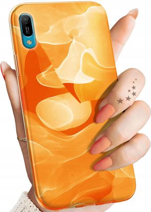 Hello Case Etui Do Huawei Y6 2019 Pomarańczowe Pomarańcze Orange Obudowa Case