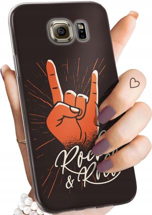 Hello Case Etui Do Samsung Galaxy S6 Rockowe Rock Rock And Roll Gitara Punk Case