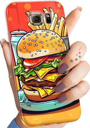 Hello Case Etui Do Samsung Galaxy S6 Hamburger Burgery Fast Food Jedzenie Case