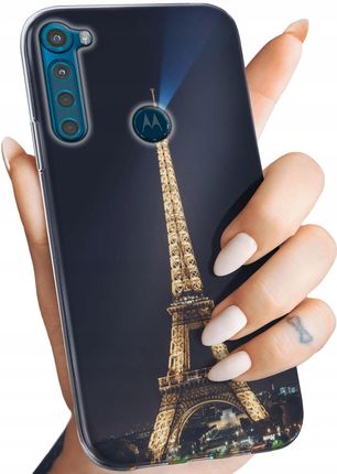 Hello Case Etui Do Motorola One Fusion Plus Paryż Francja Eiffel Obudowa Case