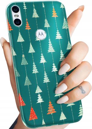 Hello Case Etui Do Motorola One Choinka Święta Boże Narodzenie