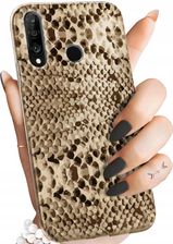 Hello Case Etui Do Huawei P30 Lite Wąż Skóra Węża Snake