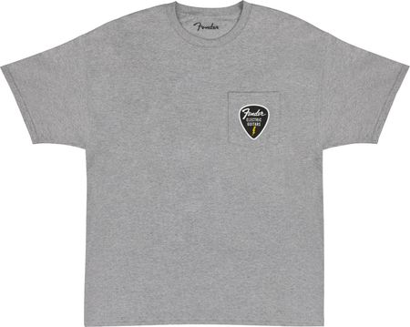 Fender Pick Patch Pocket Tee, Athletic Gray, S
