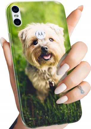 Hello Case Etui Do Motorola One Pieski Psiaki Dogs