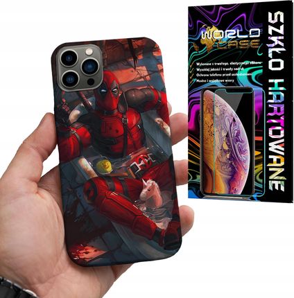 World Case Etui Do Iphone 14 Pro Max Deadpool Marvel Filmowe Szkło Hartowane