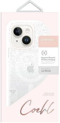 Uniq Etui Coehl Lumino Iphone 14 Plus 6 7" Srebrny Sparkling Silver