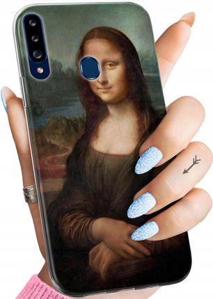 Hello Case Etui Do Samsung Galaxy A20S Leonardo Da Vinci Mona Łasiczka Obudowa