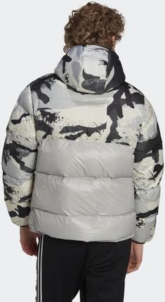 Dkny camo shop puffer coat