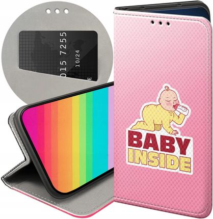 Hello Case Etui Z Klapką Do Samsung Galaxy M21 Ciążowe Pregnant Baby Shower Case