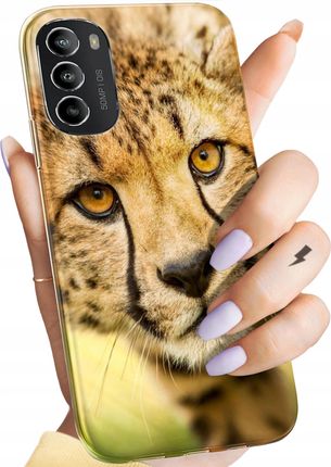 Hello Case Etui Do Motorola Moto G82 Gepard Cętki Panterka