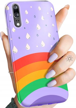 Hello Case Etui Do Huawei P20 Tęcza Rainbow