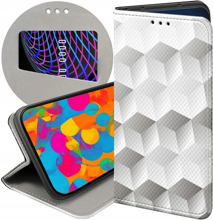 Hello Case Etui Z Klapką Do Samsung Galaxy S7 3D Geometryczne Iluzja Futerał