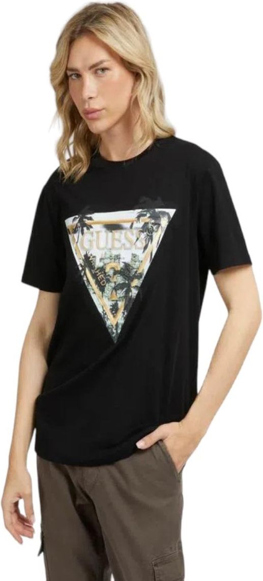 GUESS KOSZULKA MĘSKA TSHIRT SS BASIC GUESS EMBOSSED FOIL LOGO TEE