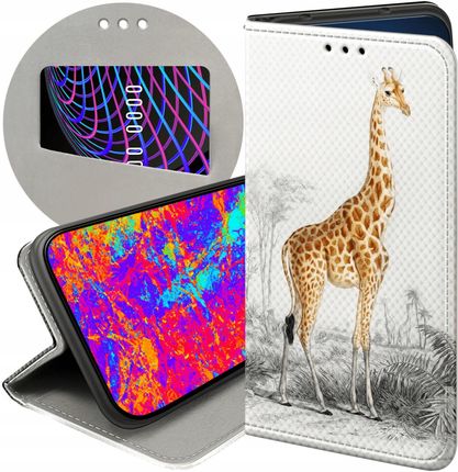Hello Case Etui Z Klapką Do Samsung Galaxy J7 2016 Żyrafa Śmieszne Sawanna Case