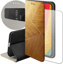 Hello Case Etui Z Klapką Do Iphone 15 Plus Brązowe Drewniane Brown Futerał Case