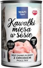 Wafi Puszka Kawałki Mięsne Dla Kota Z Drobiem 415g