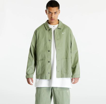 Nike Sportswear Men's Unlined Chore Coat Oil Green/ White