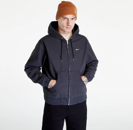 Nike Life Men's Padded Hooded Jacket Off Noir/ White
