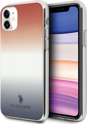 U S Polo Assn Panel Gradient Pattern Collection Do Apple Iphone 11 Bluered 3700740474570