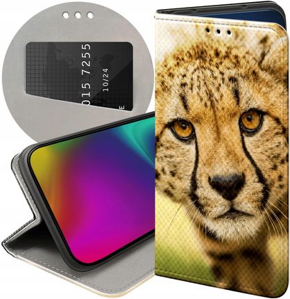 Hello Case Etui Z Klapką Do Samsung Galaxy M21 Gepard Cętki Panterka Futerał