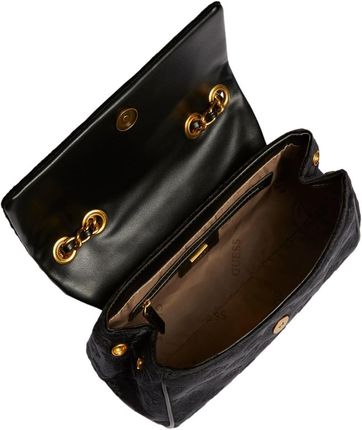 GUESS TOREBKA DAMSKA KIMI CONVERTIBLE XBODY FLAP CZARNA