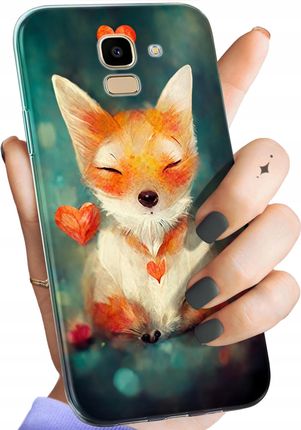 Hello Case Etui Do Samsung Galaxy J6 2018 Liski Lisy Fox Obudowa Pokrowiec Case