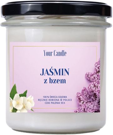 Your Candle Świeca Zapachowa Sojowa Jaśmin Z Bzem 300 Ml
