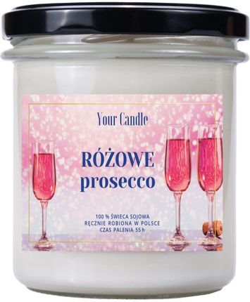 Your Candle Świeca Zapachowa Sojowa Różowe Prosecco 300 Ml