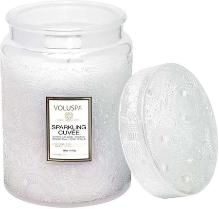 Voluspa Large Glass Jar Candle Sparkling Cuvée 100H (510 G)